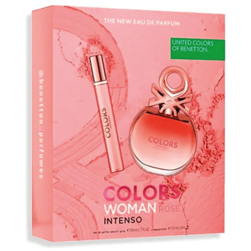 BENETTON ESTUCHE COLORS WOMAN ROSE INTENSO X 100 ML.